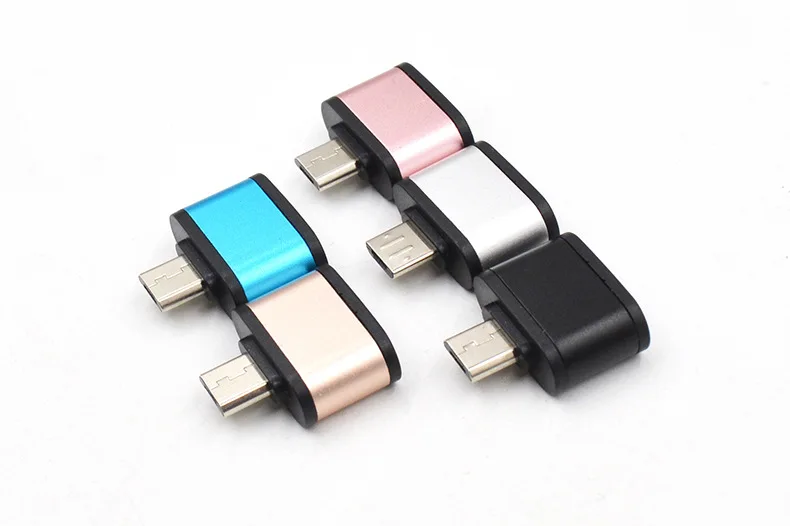 Металлический адаптер Micro USB Male to Female OTG кабель конвертер для планшета V8 порт Android