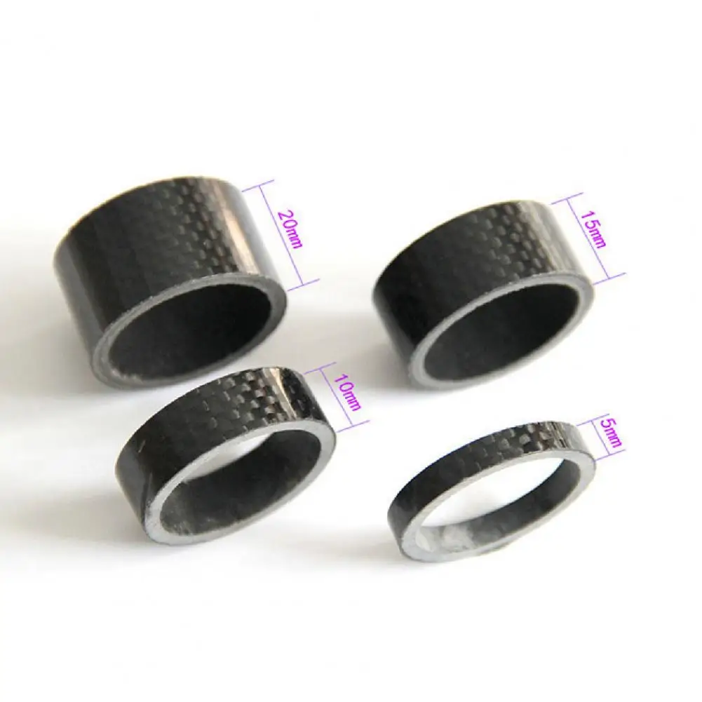 

5/10/15/20mm MTB Bicycle 28.6mm Diameter Carbon Fiber Front Fork Stem Washer