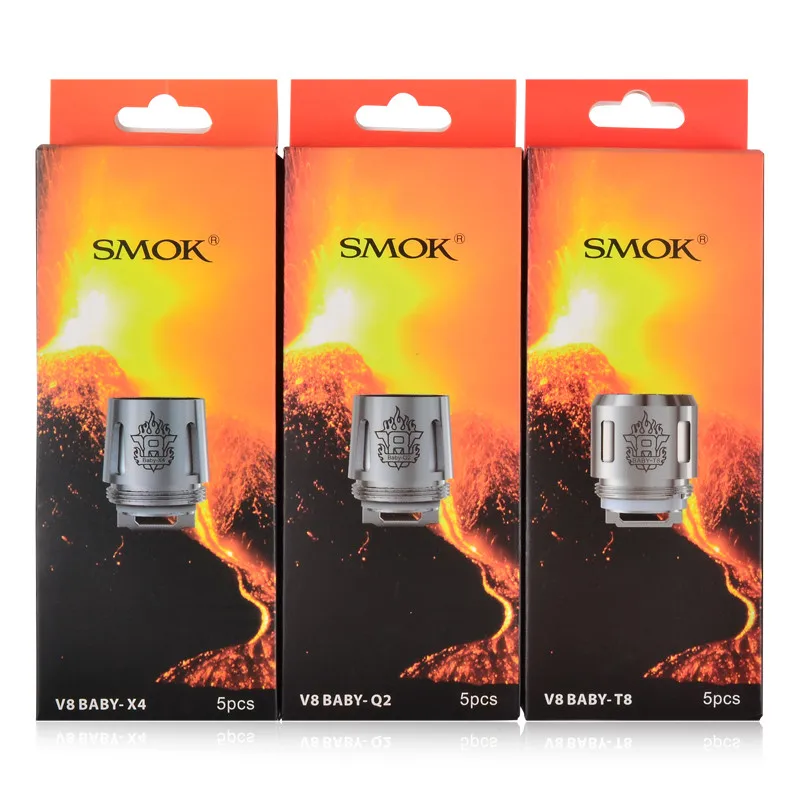 Оригинальный испаритель SMOK TFV8 Baby M2 Q2 T8 X4 RBA с нагревательным элементом |