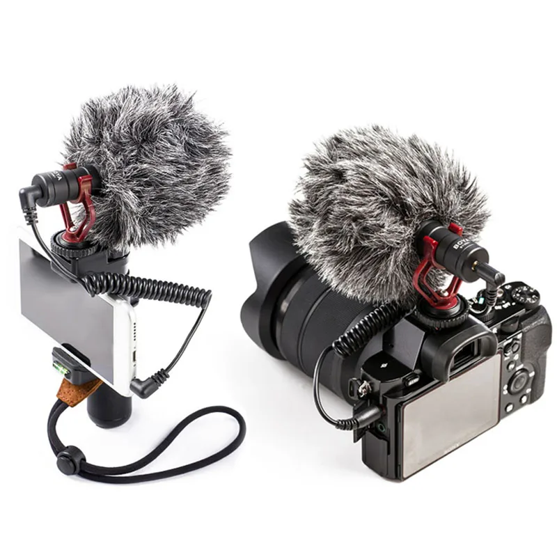 BOYA BY MM1 микрофон для видеозаписи android iPhone USB записи видео canon DSLR камеры