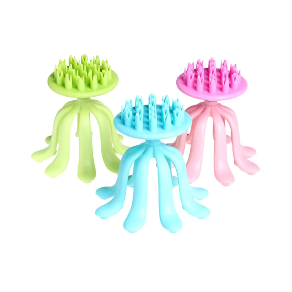 Octopus Head Massage Claw Japanese Scratch Artifact Scalp Meridian Brush Shampoo Massager |