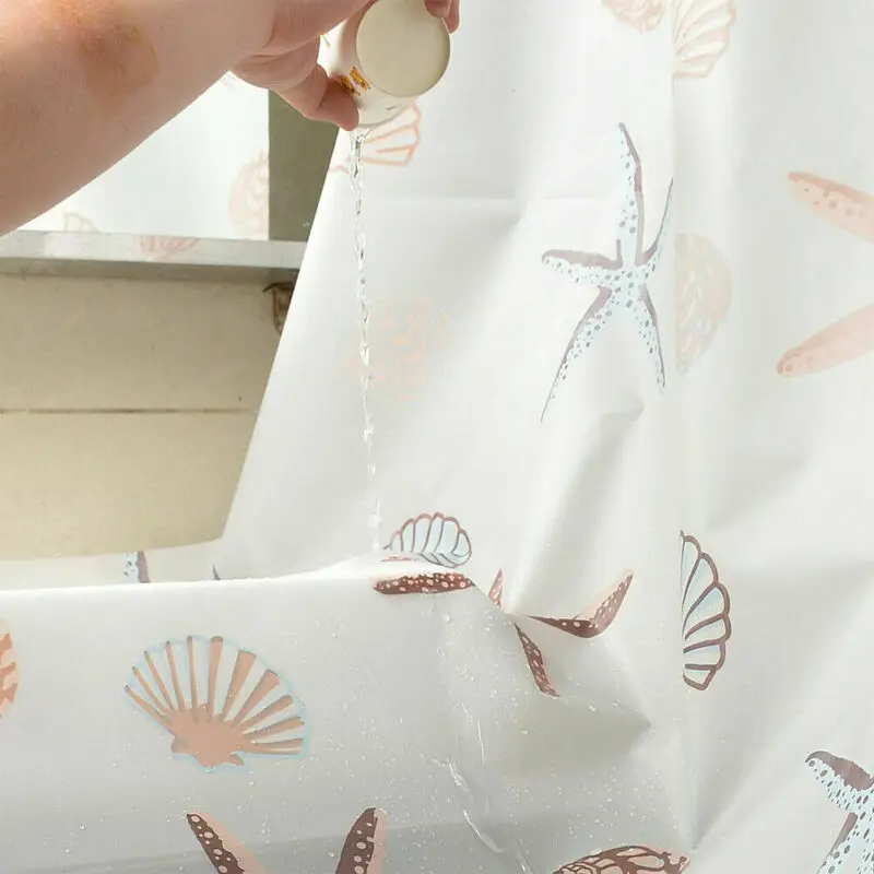 Новинка 2020 1 шт. устойчивая к плесени душевая занавеска водонепроницаемая белая