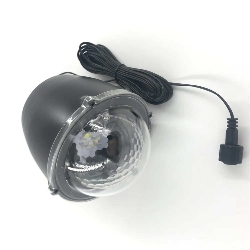 Светодиодный прожектор с эффектом снегопада светильник Открытый рождественский