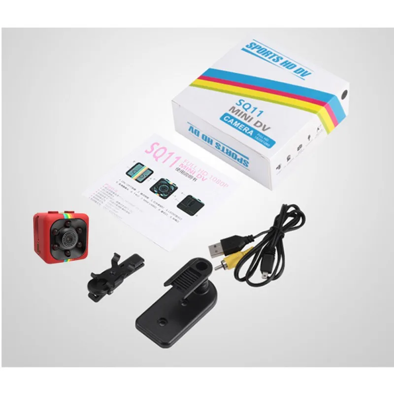 Мини-камера HD 1080P видеокамера ночного видения Автомобильный видеорегистратор