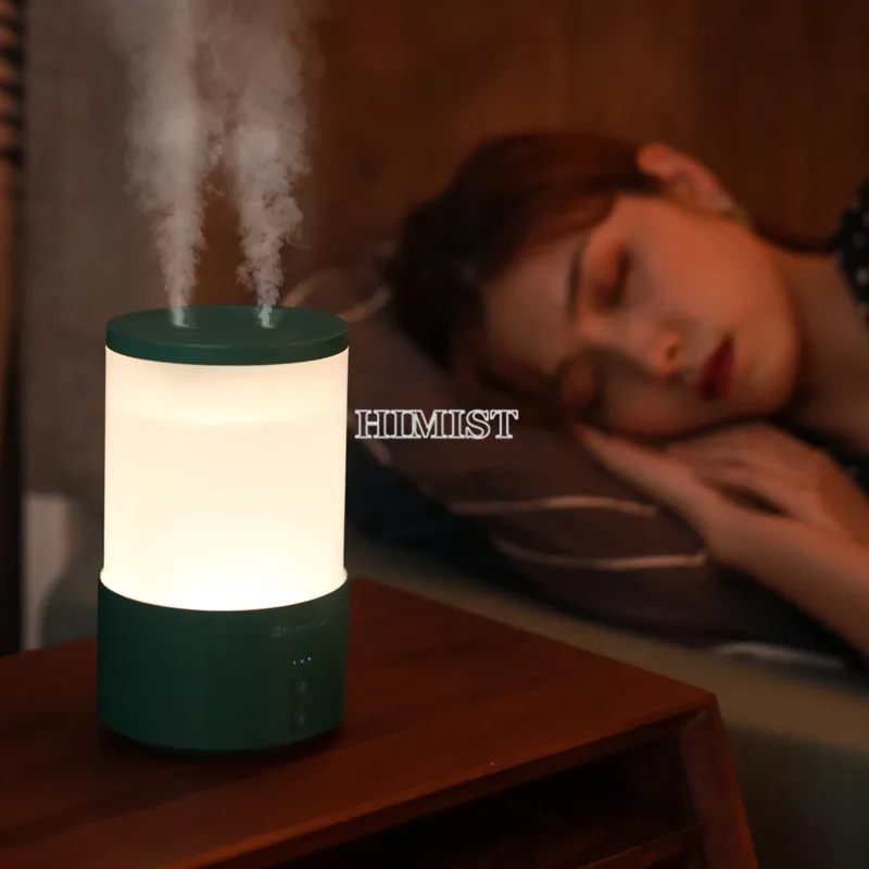 

Dual Spray Wireless Air Humidifier 3000mAh Rechargeable Battery 650ml Large Capacity Ultrasonic Cool Mist Maker Fogger Diffuser