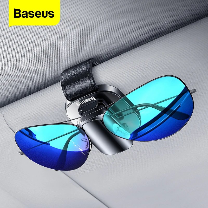 Baseus Car Sunglasses Holder Sun Glasses Clip Auto Sunglass 