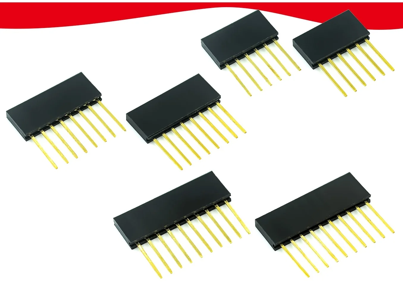 

PC104 dedicated long row master 2.54 pitch 1*6 1*8 1*10 6/8/10P pin 11MM