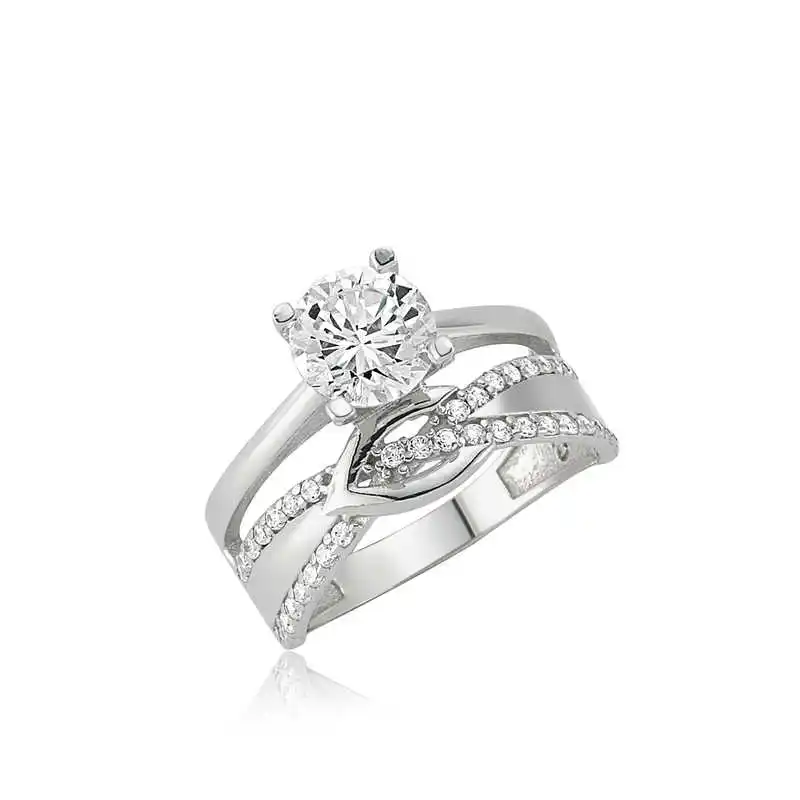 

Серебряное кольцо Silverlina с узлом