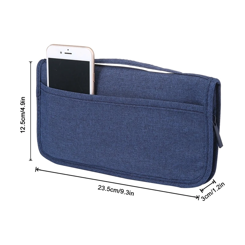 Унисекс чехол для паспорта кредитный ID держатель карт Длинный кошелек