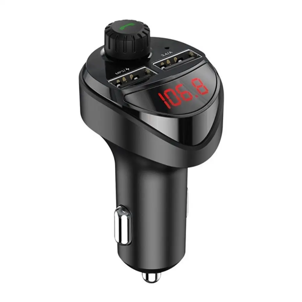 

Bluetooth 5,0, свободные руки, FM передатчик, Автомобильный плеер, набор, автомобильные инструменты для Зарядное устройство быстрой с двойным USB MP3 ...