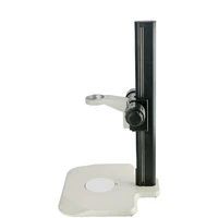long working distance microscope bracket vertical arm height 500mm lens aperture 50mm microscope focusing frame