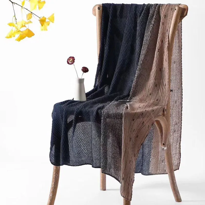 Пэчворк зима 2019 рябь простой хлопок мусульманский crinkle платок хиджаб накидка femme морщин полосатый шарф