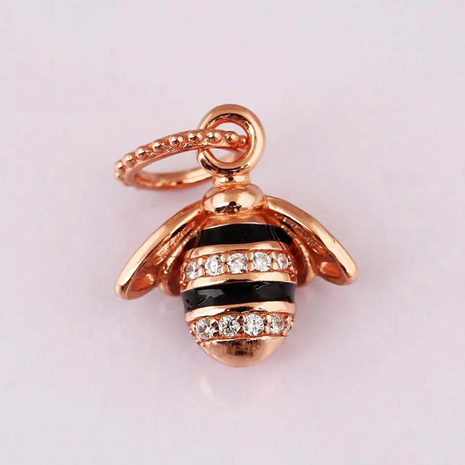 

S925 Pendant Bead Charm for Women Bracelet Bangle Queen Bee Pendant DIY Jewelry
