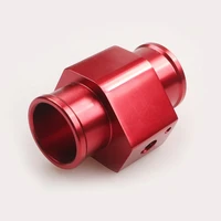 1pcs universal red car water temperature tee sensor radiator meter special water temp 26 40 mm joint pipe racing accessories