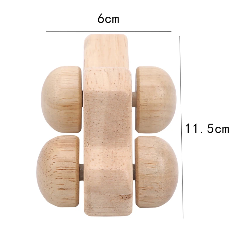 

Baby Toys Wooden Blocks 1Pc Wooden Car New Cartoon Educational Montessori Toys For Children Teething Baby Teethers Safety
