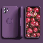 Чехол для iPhone 12, чехол с кольцом-держателем и ремешком, силиконовый чехол для iPhone 11, 12 Pro Max, Mini, XR, X, XS Max, 7, 8 Plus, SE 2020, чехол