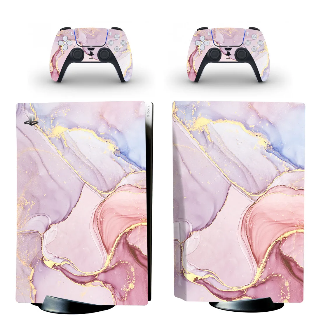 

Marble Stone PS5 Standard Disc Edition Skin Sticker Decal Cover for PlayStation 5 Console & Controller PS5 Skin Sticker Vinyl