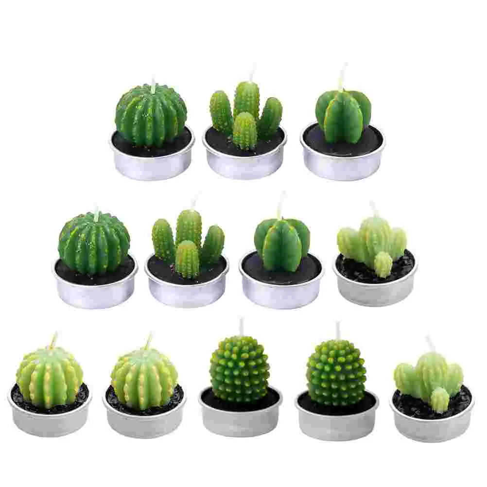 12Pcs Artificial Candles Aromatherapy Craft Creative Candle Decor | Дом и сад