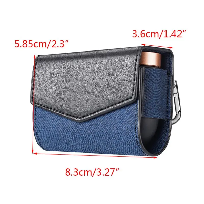

Portable Earphone Case Leather Protective Cover Storage Bag for So-ny WF-1000XM3 Headset