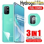 Гидрогелевая пленка 3 в 1 для OnePlus 8t 7 t 8 7 Pro 8t 7 t 8 7 t прозрачный, мягкий чехол