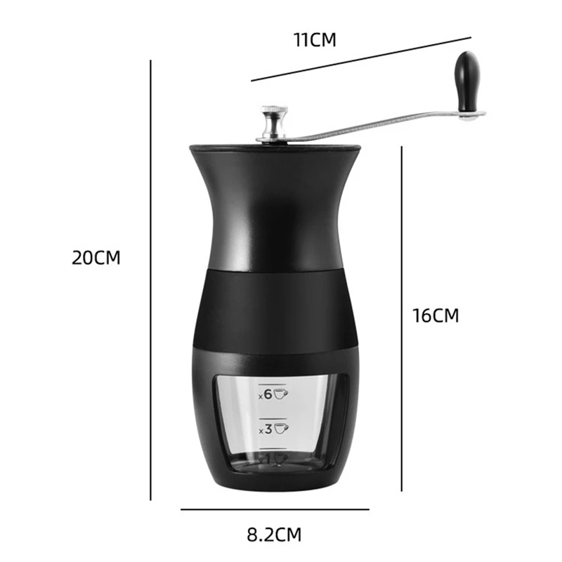 Ручная кофемолка ручная капельная портативная для офиса дома путешествий