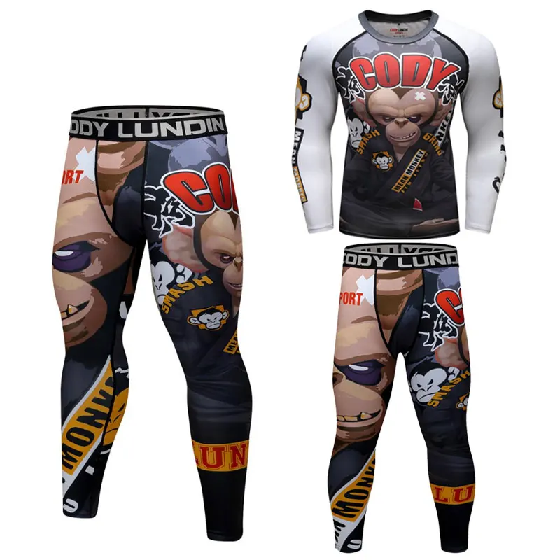 

New compression men's 3D printed superhero animal role-playing tights animal pattern tights suit