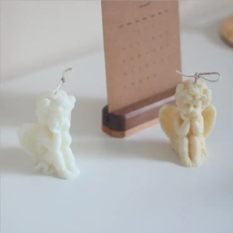 3d милый ангел детская форма для свечей пластырь ароматерапии гипсовая