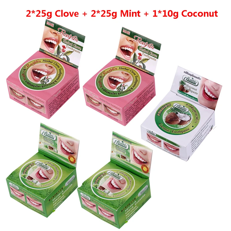 Combined sale Зубная паста из кокосового ореха, 25 г, 10 г, порошок для удаления зубного налета, паста для защиты десен - Цвет: Combined sale
