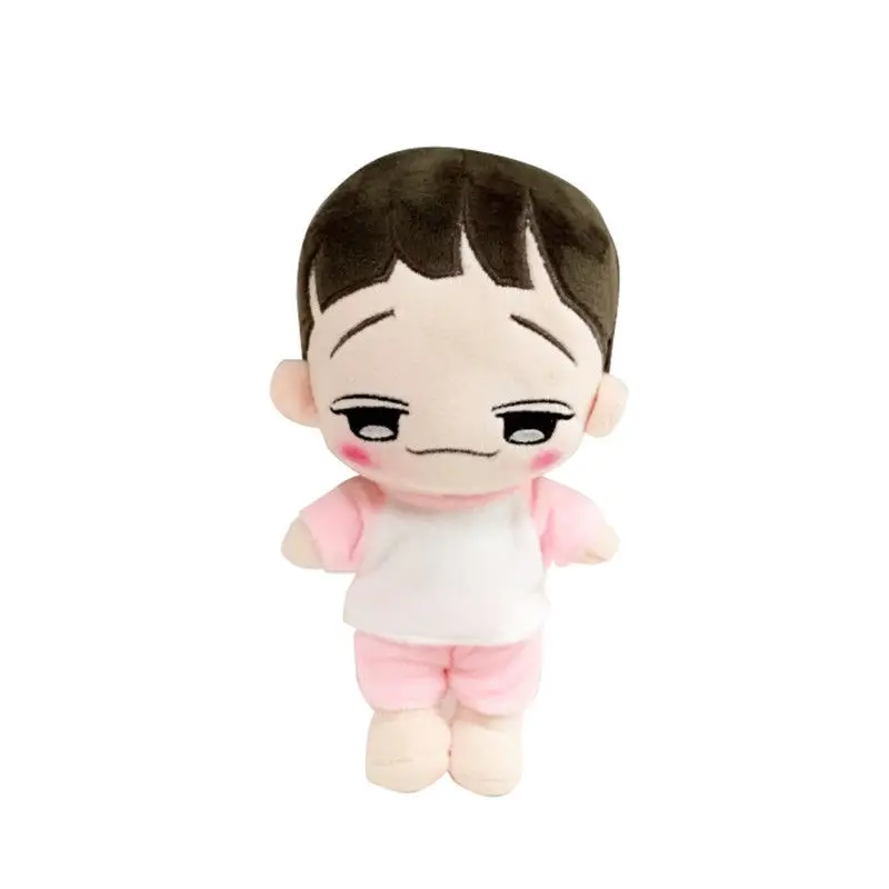 Корея Kawaii Плюшевые куклы мощная плюшевая игрушка мягкая кукла ручной работы PP Хлопок Плюшевые куклы с одеждой мультфильм коллекция поклонников подарок - Цвет: Chen