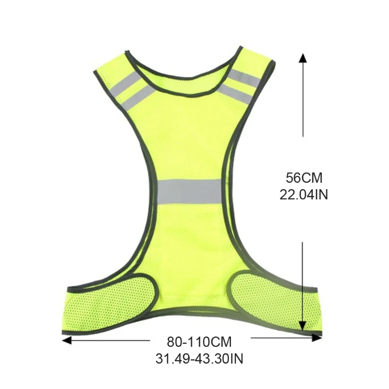 

Outdoor Night Riding Running Reflective Vest Safety Safety Sports Vest Night Bicycle Cycling Riding Jogging Vest Guide