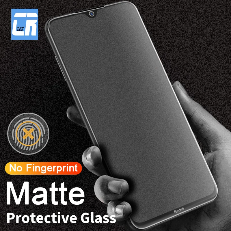 

2Pcs Frosted Tempered Glass Screen Protector for Xiaomi Redmi Note 11 10 9 8 7 Pro 9T 8A 7A 6A 4X No Fingerprint Protective Film