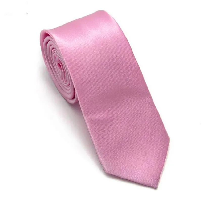 05 Slim Narrow Black Tie For Men 5cm Casual Arrow Skinny Red Necktie Fashion Man Accessories Simplicity For Party Formal Ties - Цвет: 05