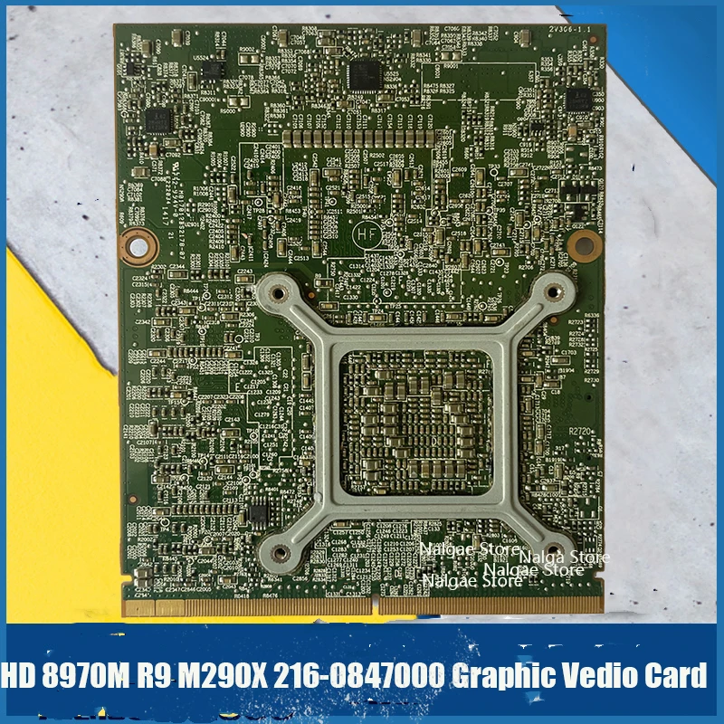 Оригинальная HD8970M HD 8970M R9 M290X 216-0847000 графическая Vedio карта 4 ГБ GDDR5 MXM 3 0 для Dell M17x M18x
