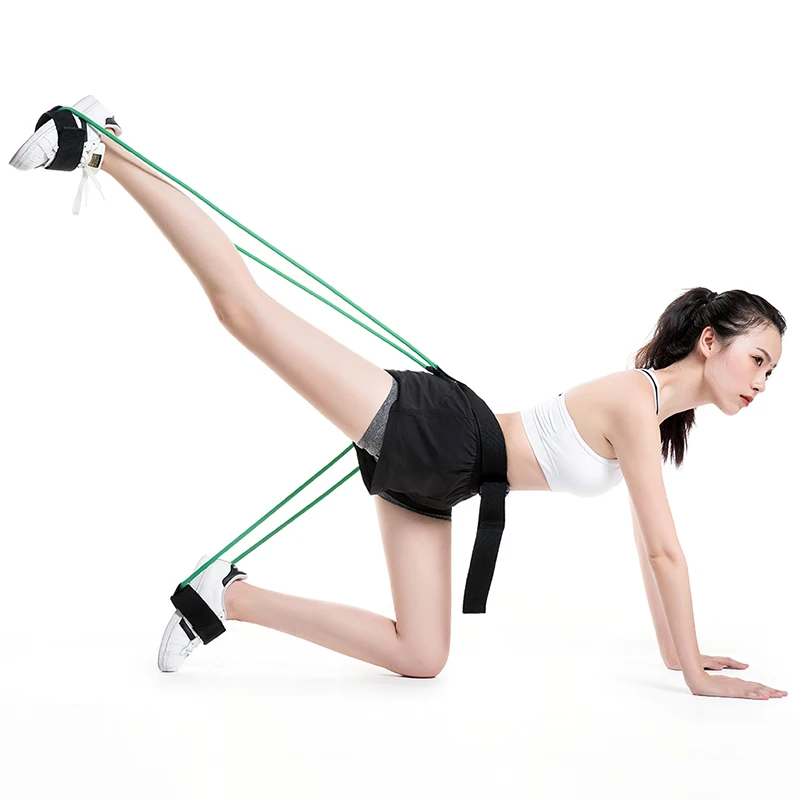 

Fitness Booty Bands Set Resistance Bands for Butt Legs Muscle Training Adjust Waist Belt Elastic Bands Pedal Exerciser Workout