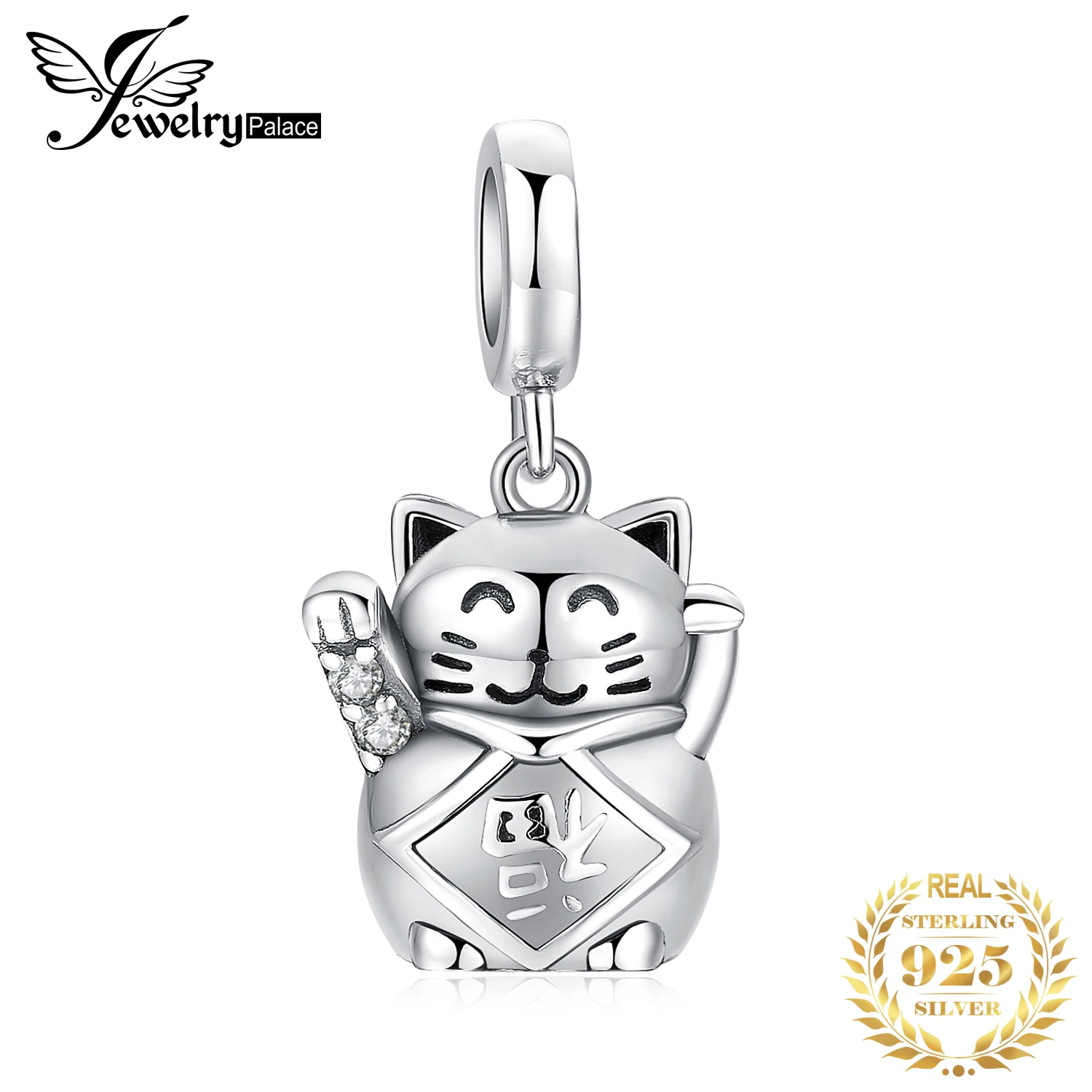 JewelryPalace талисманы с кошкой серебряные бусины 925 пробы, серебро 925 для браслета, серебро 925 для изготовления ювелирных изделий