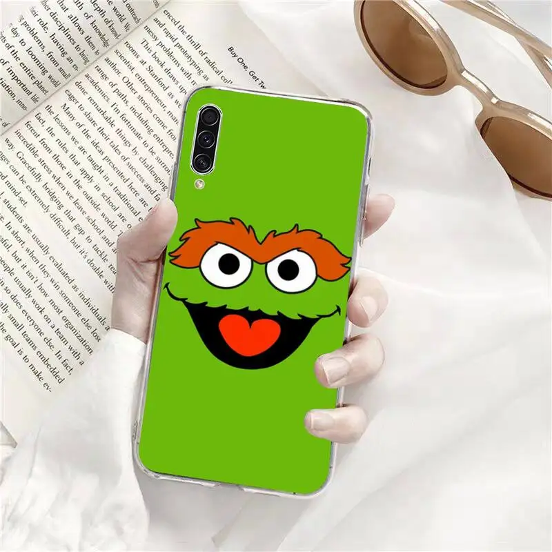 

Sesame Street Phone Case Transparent for Samsung s9 s10 s20 Huawei honor P20 P30 P40 xiaomi note mi 8 9 pro lite plus