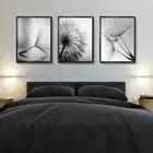 3 шт. абстрактный Одуванчик монохромный цветок в эстетике HD плакаты картины на холсте настенное искусство домашний декор картины декор для комнаты
