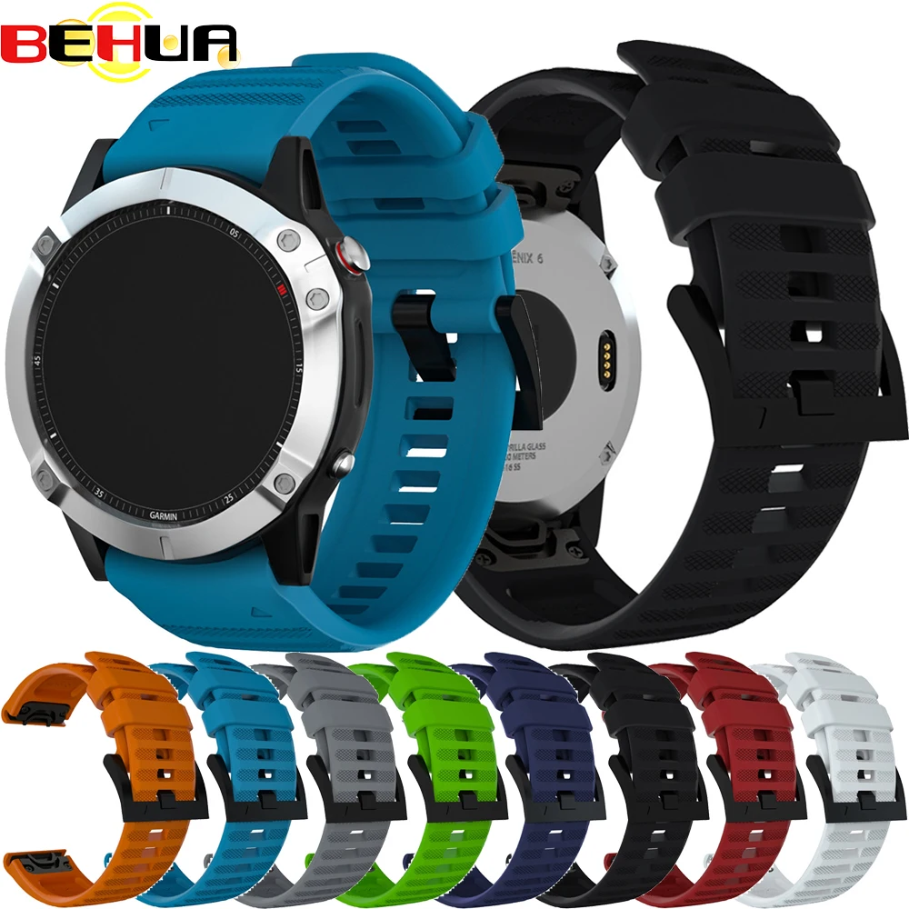 22 мм браслет быстросъемный сменный ремешок для Garmin Fenix 6 Pro 5 GPS Смарт-часы легко