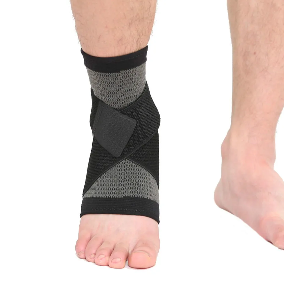 1 шт. эластичный бандаж поддержка лодыжки протектор для спорта тренажерный зал
