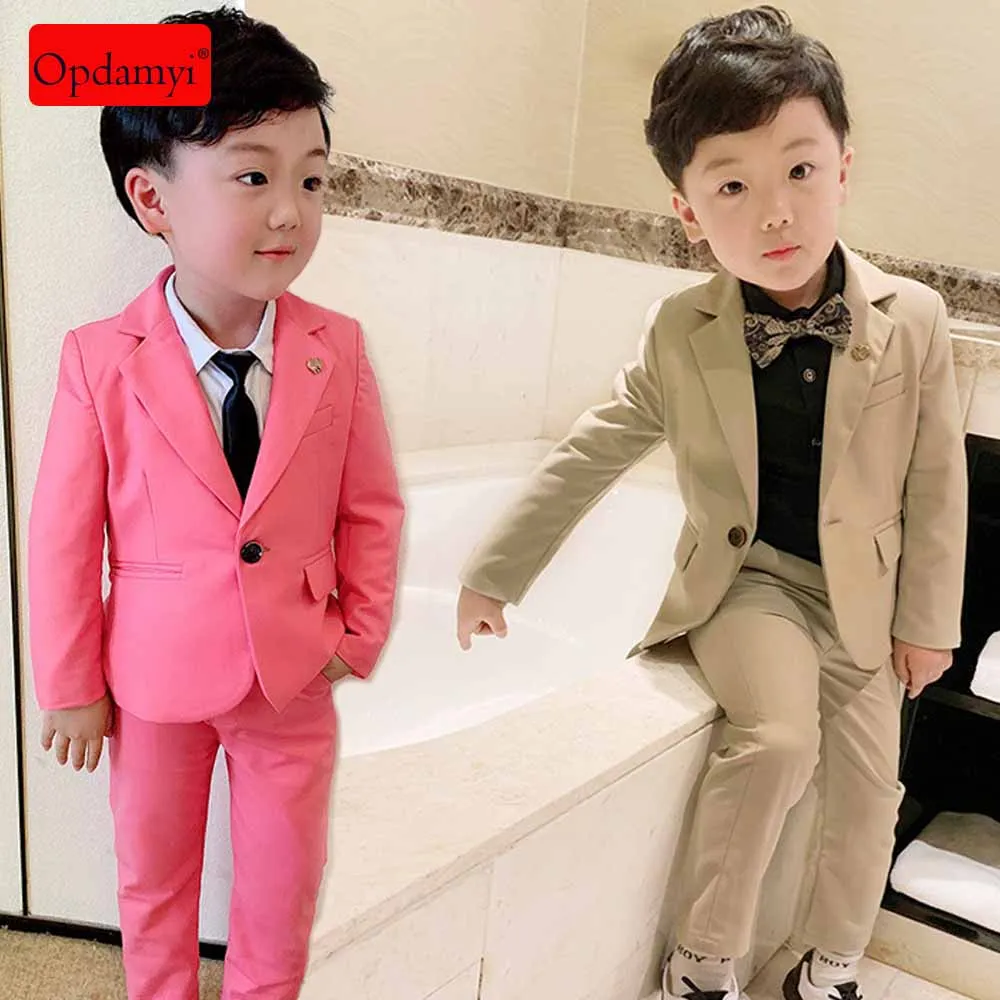 Высококачественный костюм для мальчиков подходит свадьбы дня рождения платье