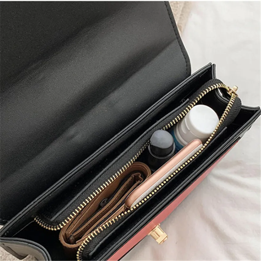 

TOYOOSKY Women's Designer Handbag 2020 Fashion New High Quality PU Leather Women Bag Panelled Lady Tote Shoulder Messenger Bag