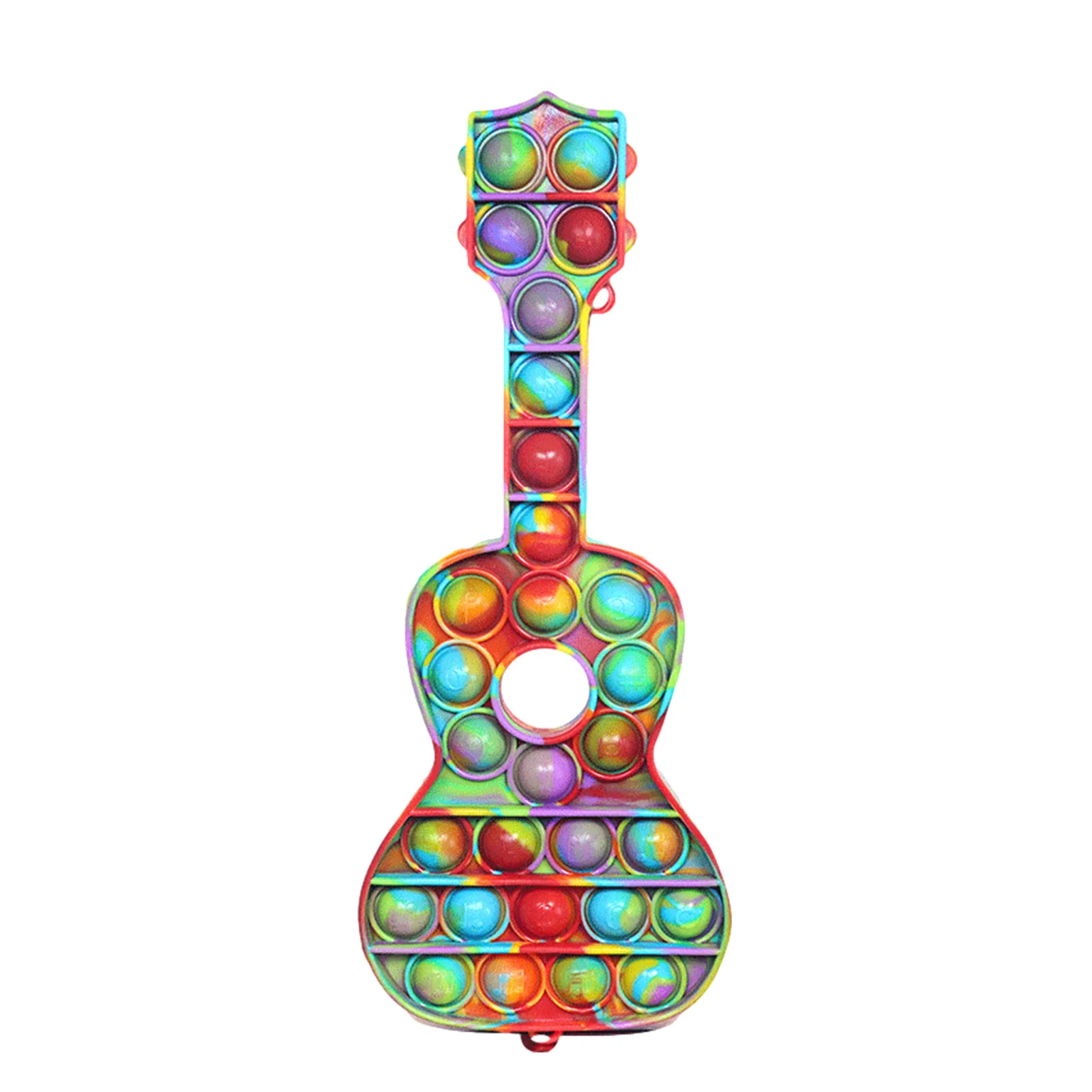 

Simple Fidget Popper Bubble Sensory Toy Funny Educational Fidget Hanging Hole Design Highquality Silicone Decompression forceful