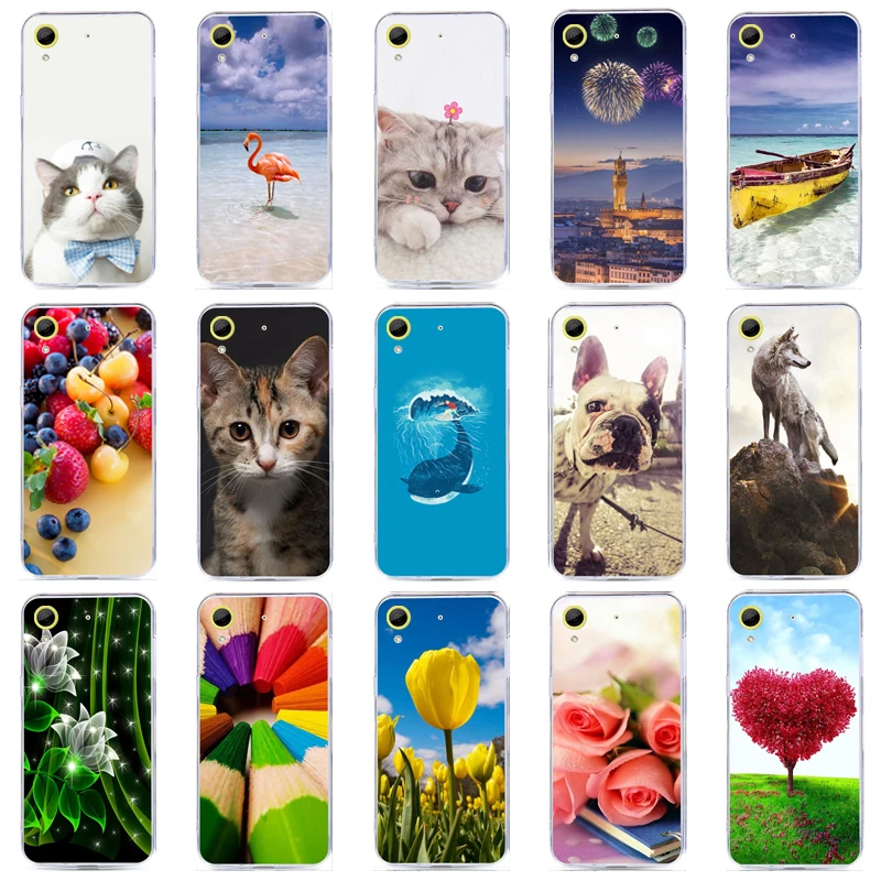 Мягкий чехол из ТПУ для HTC Desire 626 628 626w 626G мягкий телефона с мультяшным рисунком