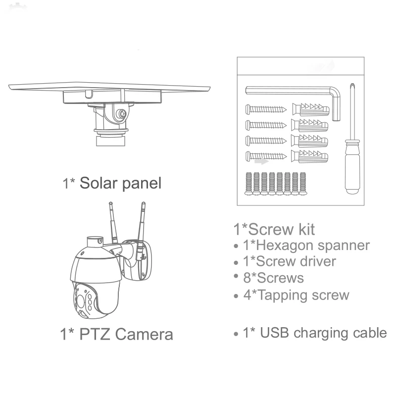 

Mini 1080p Outdoor 4G CCTV Solar Ptz Camera Security Auto Tracking Remote Control Ptz Wireless Wifi 4G Sim Security Ip Camera