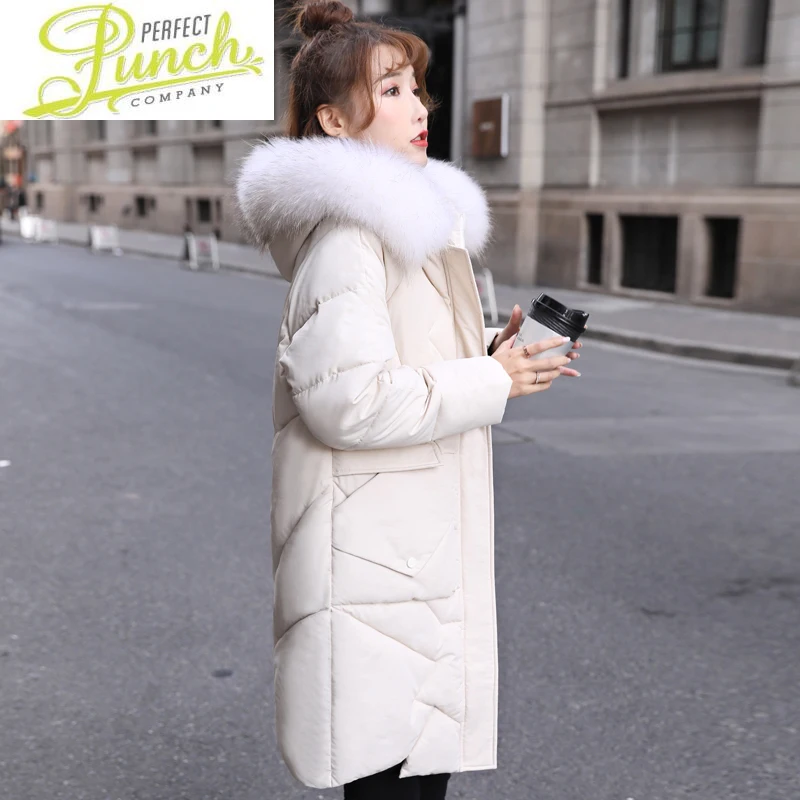 Korean Winter Jacket Style Long Warm Woman Parkas Thicken Female Coat Ladies Coats and Jackets Women Clothes 2021 WPY1669