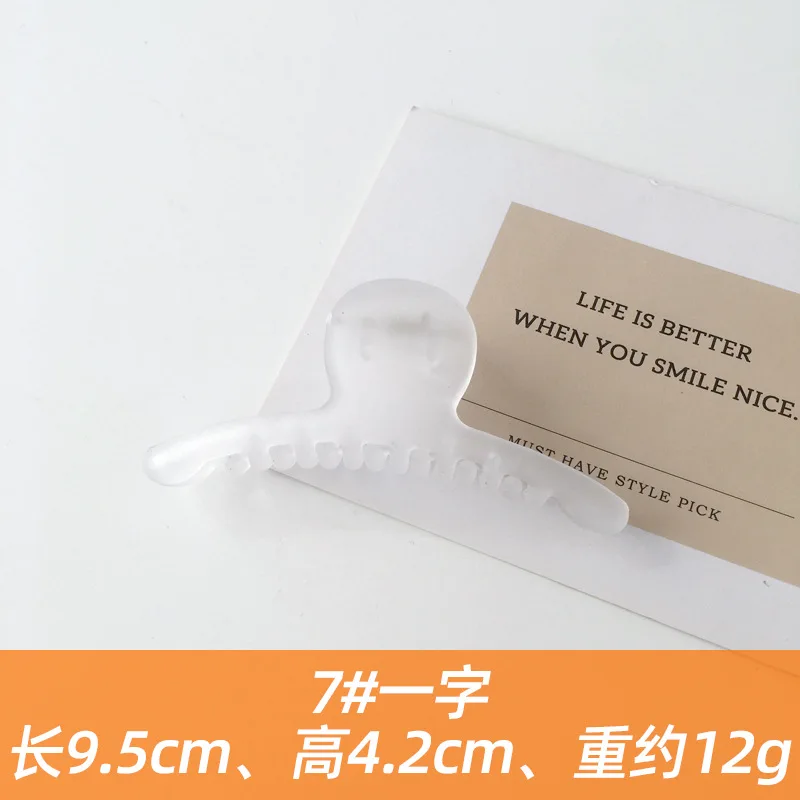 

New Women Acrylic Hair Claws Hair Accessories Fashion Barrettes Clips Simple Geometric Hollow Hairpins Girls Hairgrip Headwear