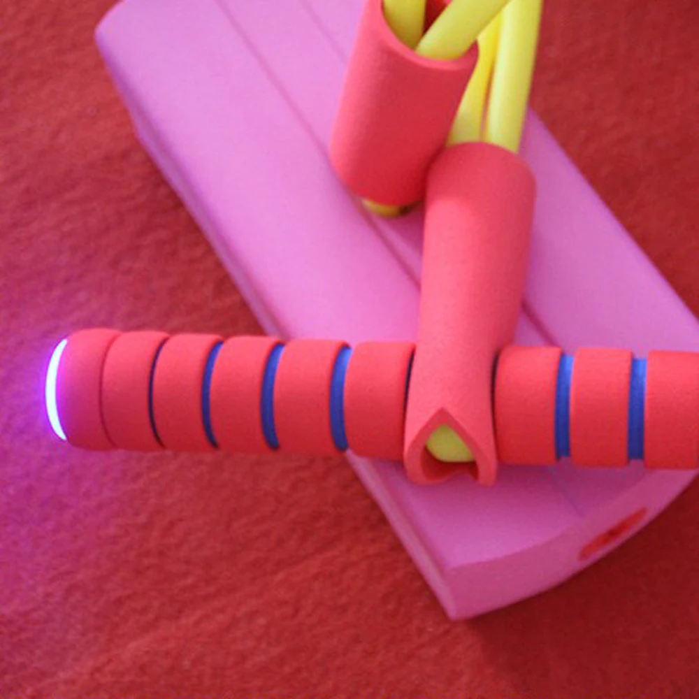 Детская сумасшедшая прыгающая ручка с вспысветильник и пенной основой Детские