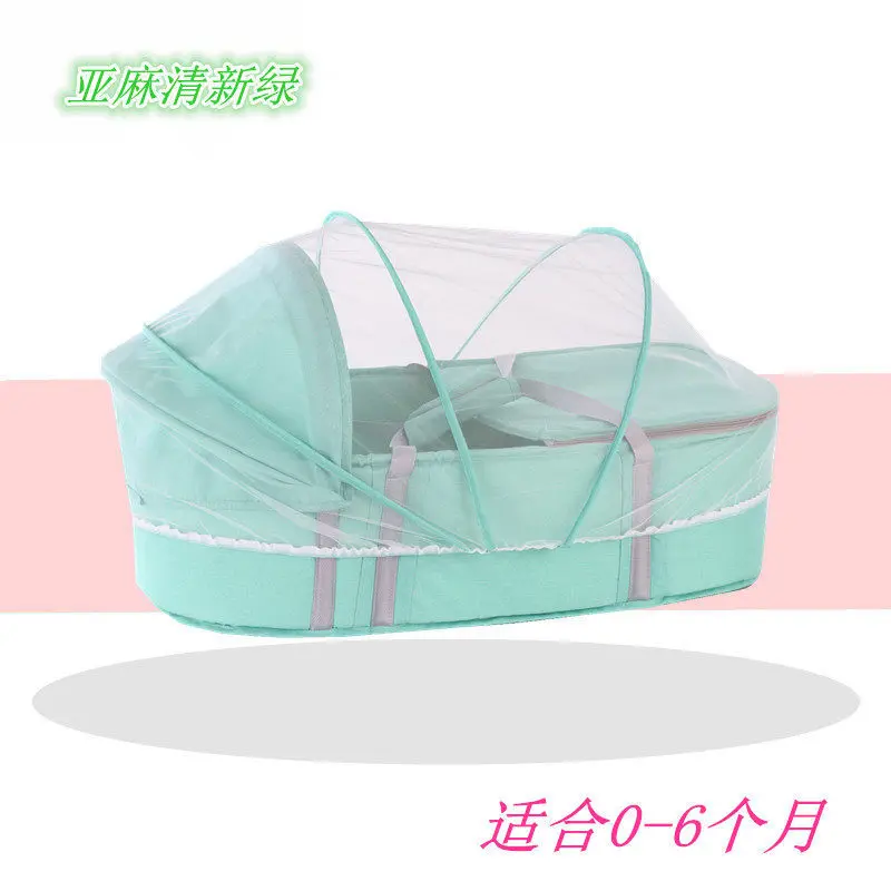 

Multifunctional portable crib can carry the baby in the car carrier to go out the newborn crib, sleeping basket, bed in bed
