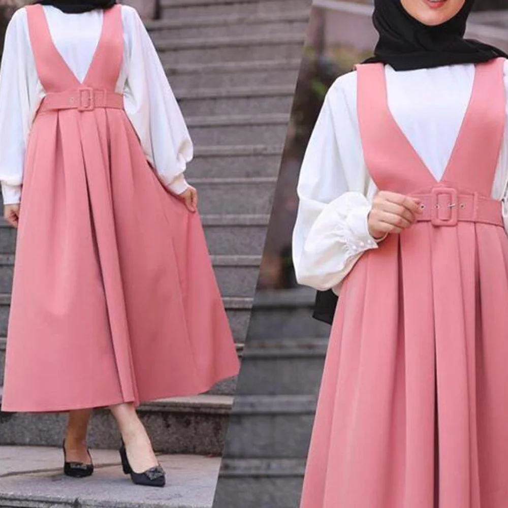 Повседневная Длинная юбка 2021 женская летняя плиссированная винтажные