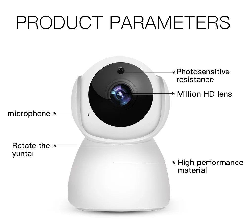 

V380 Pro WiFi IP Camera Surveillance Camera Secur Home Security 1080P Wireless Ptz Auto Tracking IR Night Vision Baby Monitor